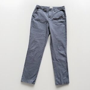 L.L.Bean Favorite Fit Pants Women's 10 Gray Cotton Stretch Casual